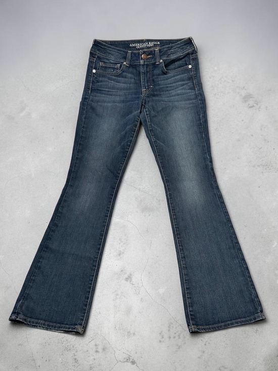 American Eagle Outfitters Denim - American Eagle Jeans Womens 6 30 X 32 Kick Boot Super Stretch Low -Rise Distress